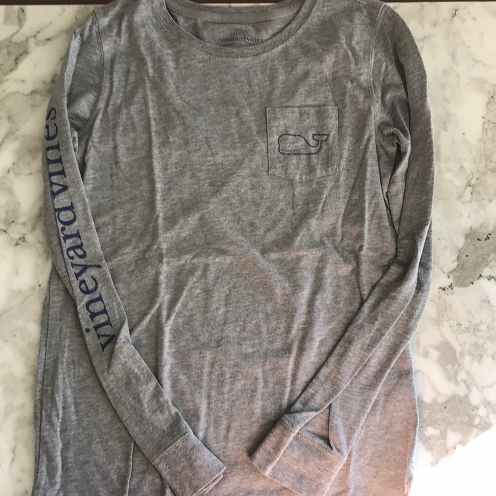 Vineyard Vines Long-Sleeve Whale Print Tee